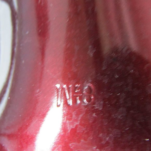 Guess by Marciano Maroon Open Toe Strappy Stiletto Heels Women's 8.5 - Picture 10 of 10